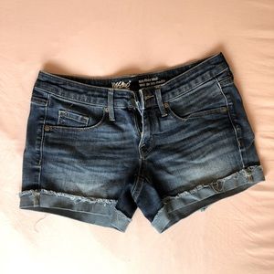 Mossimo Denim Mid-Rise Midi Shorts, 0/25